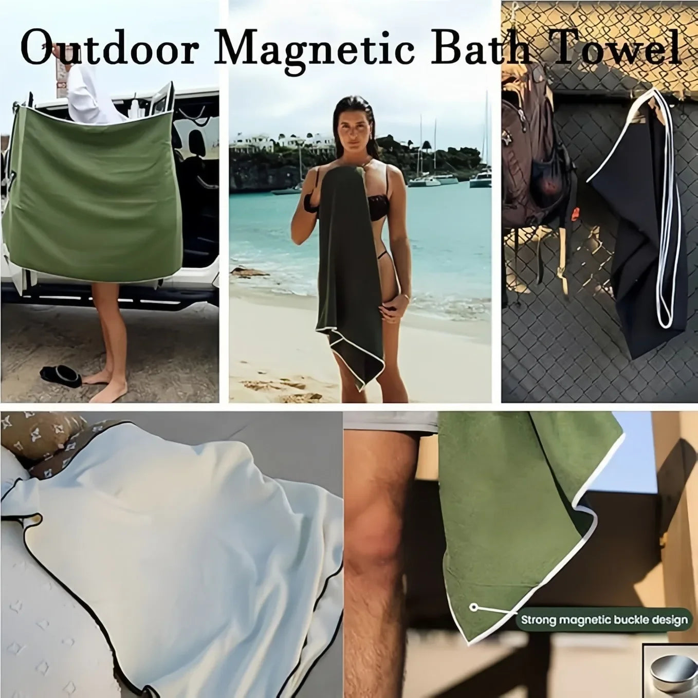 MagnetTowel - Schnell trocken, sandfrei, smart