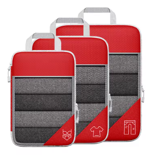 TravelPack Pro - 3 & 6-teiliges Kompressions-Packwürfel-Set