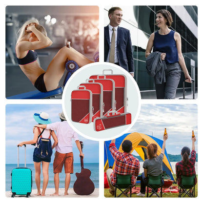 TravelPack Pro - 3 &amp; 6-teiliges Kompressions-Packwürfel-Set