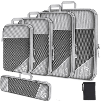 TravelPack Pro - 3 &amp; 6-teiliges Kompressions-Packwürfel-Set
