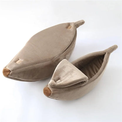 Funny Banana Dog/Cat Bed House