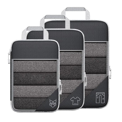 TravelPack Pro - 3 &amp; 6-teiliges Kompressions-Packwürfel-Set