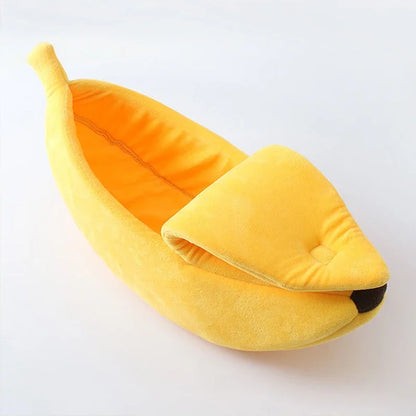 Funny Banana Dog/Cat Bed House
