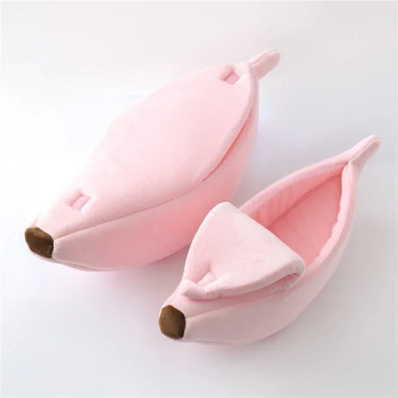 Funny Banana Dog/Cat Bed House