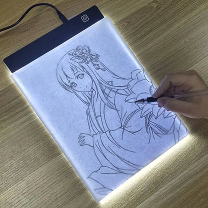 Sketchy - LED-Zeichenpad für Kinder zum Zeichnen, Skizzieren &amp; Abpausen