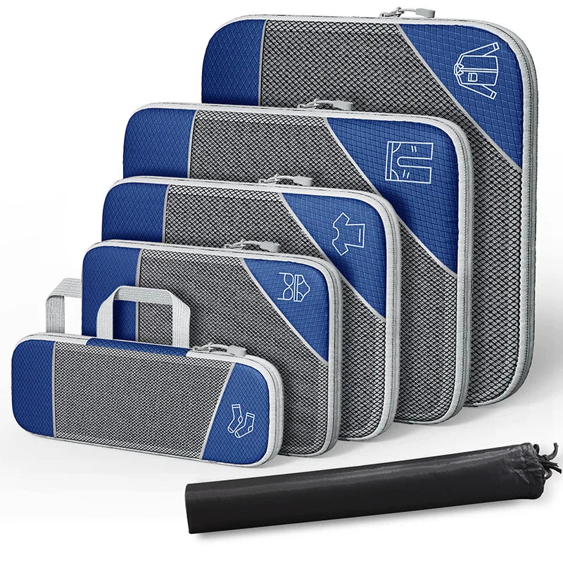 TravelPack Pro - 3 &amp; 6-teiliges Kompressions-Packwürfel-Set