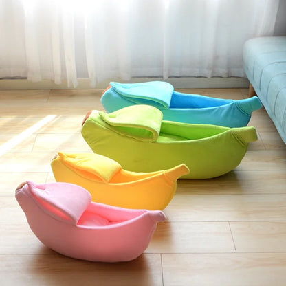 Funny Banana Dog/Cat Bed House