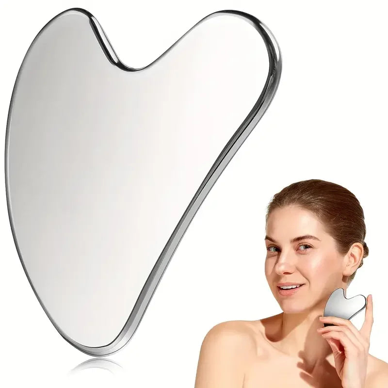 PureGlow - Edelstahl Gua Sha Scraper